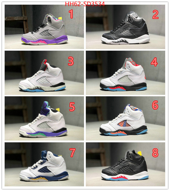 Kids shoes-Air Jordan,wholesale designer shop , ID: SD3534,$: 62USD