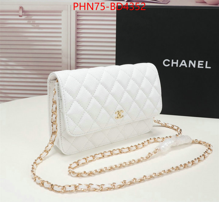 Chanel Bags(4A)-Diagonal-,ID: BD4352,$: 75USD