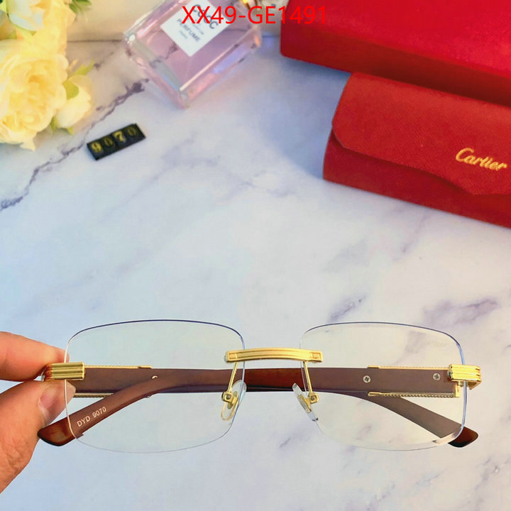 Glasses-Cartier,from china 2023 , ID: GE1491,$: 49USD