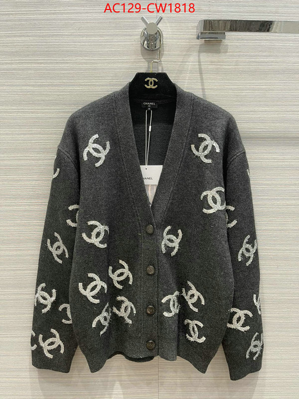 Clothing-Chanel,designer 1:1 replica , ID: CW1818,$: 129USD