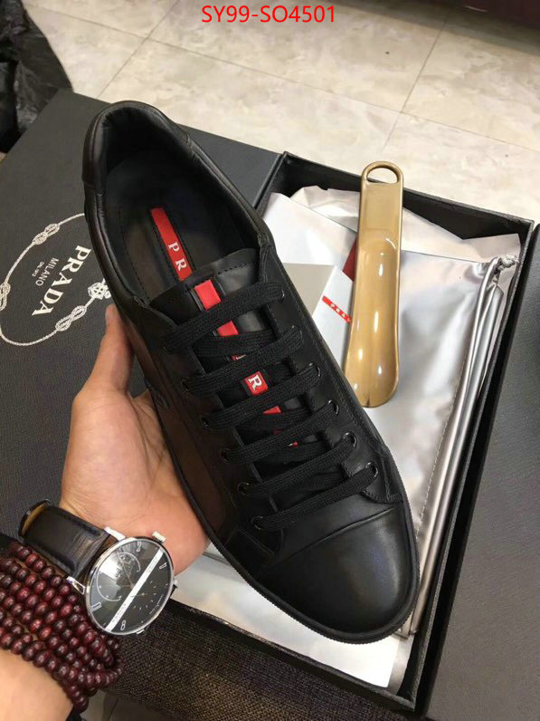 Men Shoes-Prada,top fake designer , ID: SO4501,$: 99USD