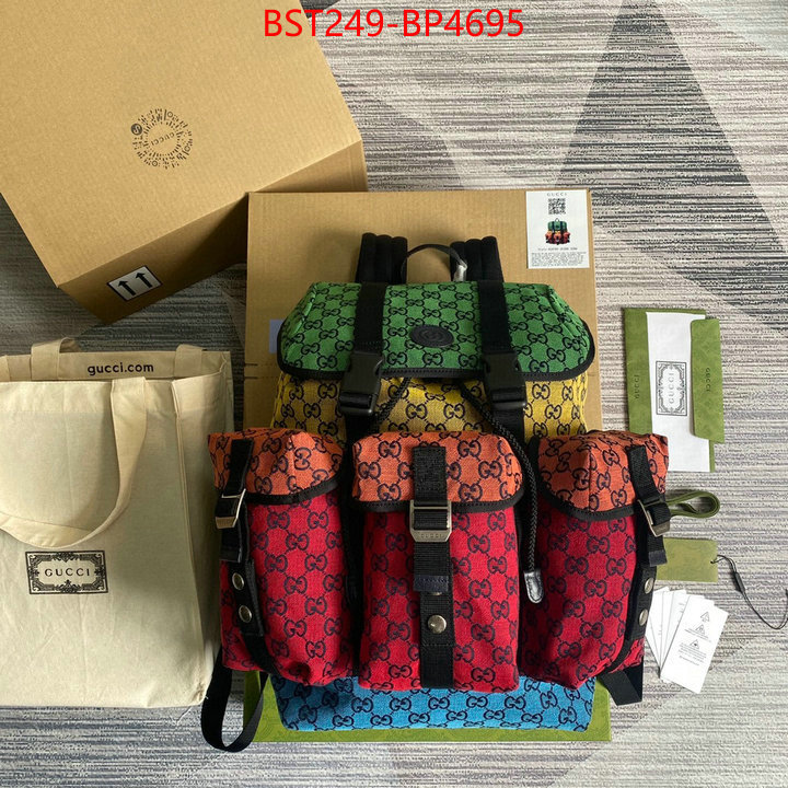 Gucci Bags(TOP)-Backpack-,the top ultimate knockoff ,ID: BP4695,$: 249USD