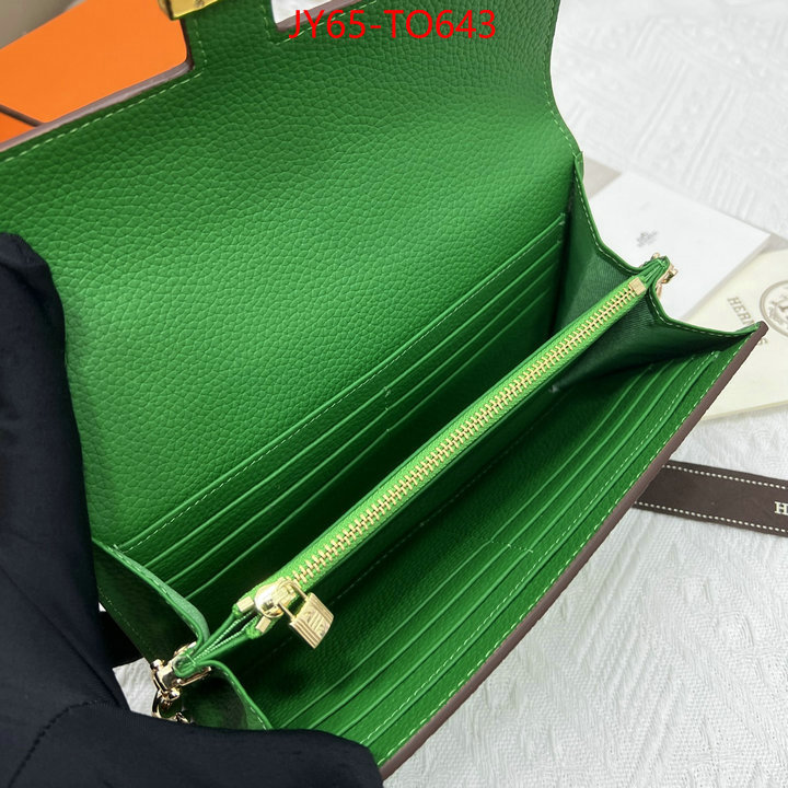 Hermes Bags(4A)-Wallet-,cheap wholesale ,ID: TO643,$: 65USD