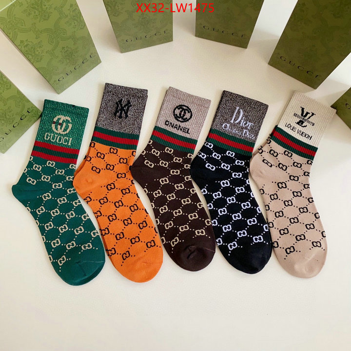 Sock-Gucci,the best affordable , ID: LW1475,$: 32USD