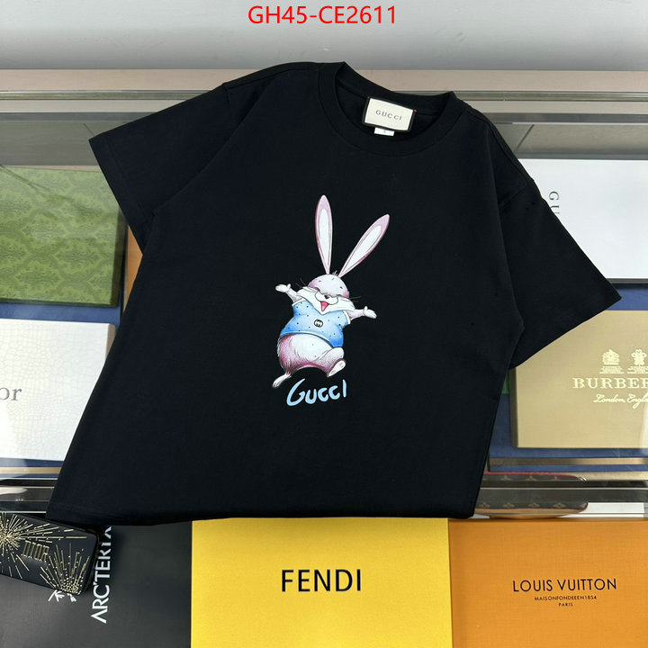 Clothing-Gucci,designer replica , ID: CE2611,$: 45USD