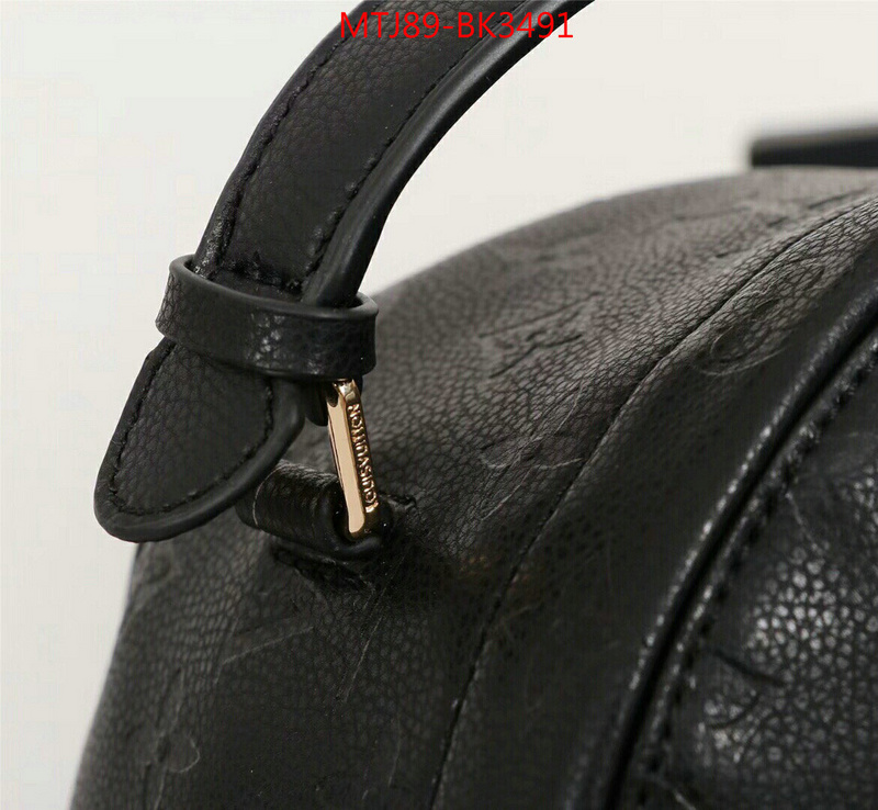 LV Bags(4A)-Backpack-,ID: BK3491,$:89USD