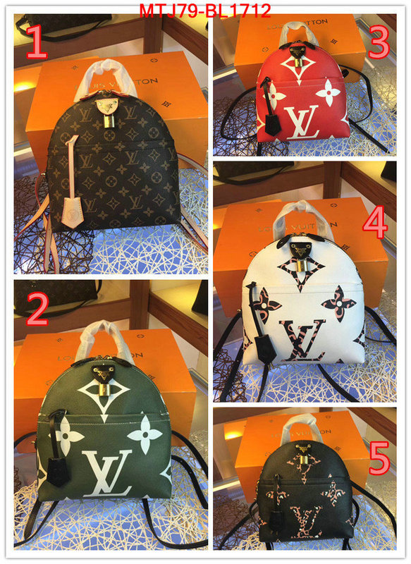 LV Bags(4A)-Backpack-,ID: BL1712,$: 79USD