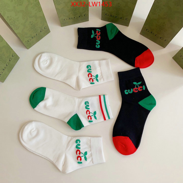 Sock-Gucci,replica 1:1 , ID: LW1453,$: 32USD