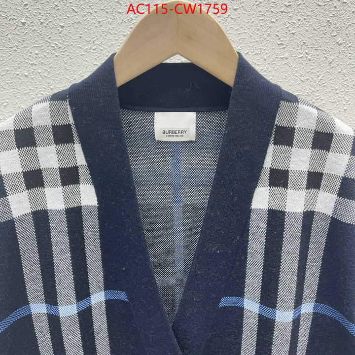 Clothing-Burberry,replica , ID: CW1759,$: 115USD