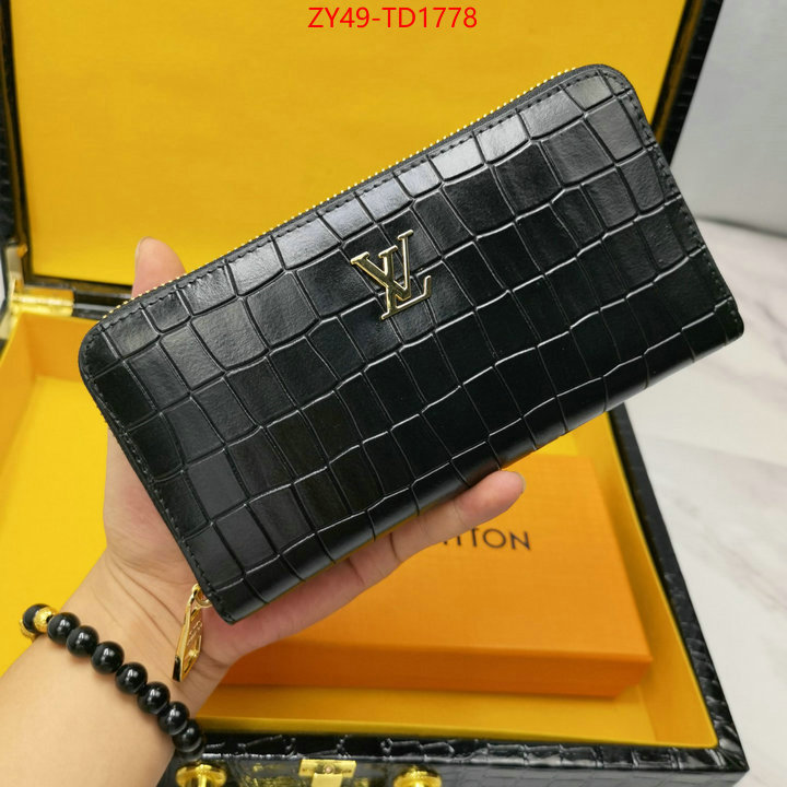 LV Bags(4A)-Wallet,ID: TD1778,$: 49USD