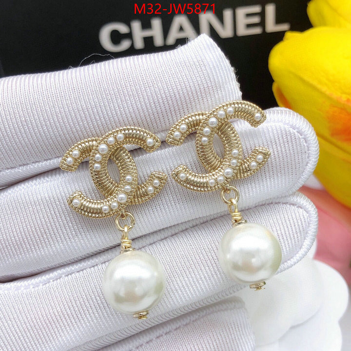 Jewelry-Chanel,quality aaaaa replica , ID: JW5871,$: 32USD