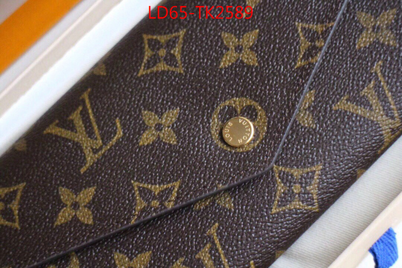 LV Bags(TOP)-Wallet,ID: TK2589,$:65USD