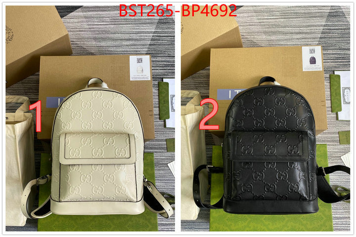 Gucci Bags(TOP)-Backpack-,best luxury replica ,ID: BP4692,$: 265USD