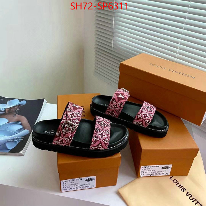 Women Shoes-LV,fake designer , ID: SP6311,$: 72USD