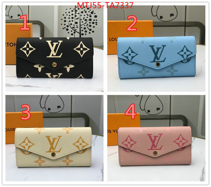 LV Bags(4A)-Wallet,ID: TA7337,$: 55USD