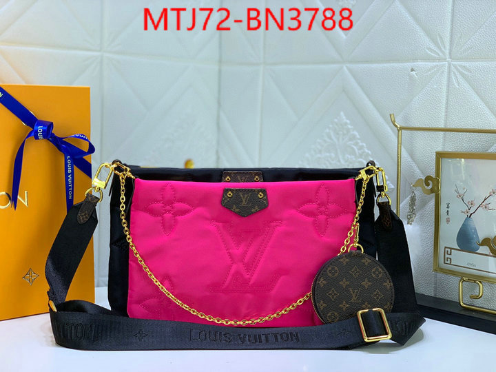 LV Bags(4A)-New Wave Multi-Pochette-,the best affordable ,ID: BN3788,$: 72USD