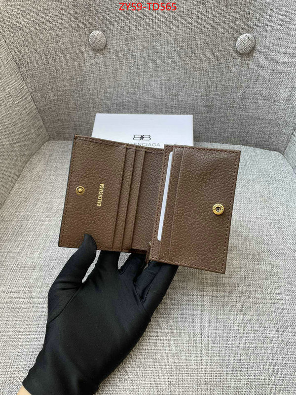 Balenciaga Bags(4A)-Wallet,perfect quality designer replica ,ID: TD565,$: 59USD