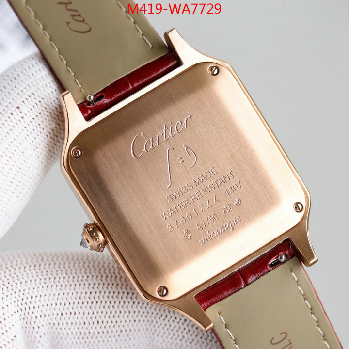 Watch(TOP)-Cartier,2023 replica , ID: WA7729,$: 419USD