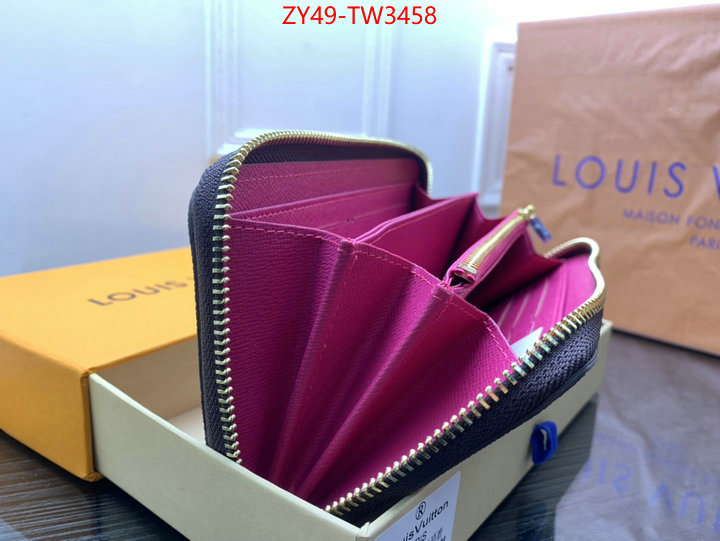 LV Bags(4A)-Wallet,wholesale 2023 replica ,ID: TW3458,$: 49USD