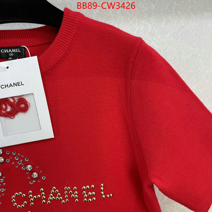 Clothing-Chanel,sell online luxury designer , ID: CW3426,$: 89USD