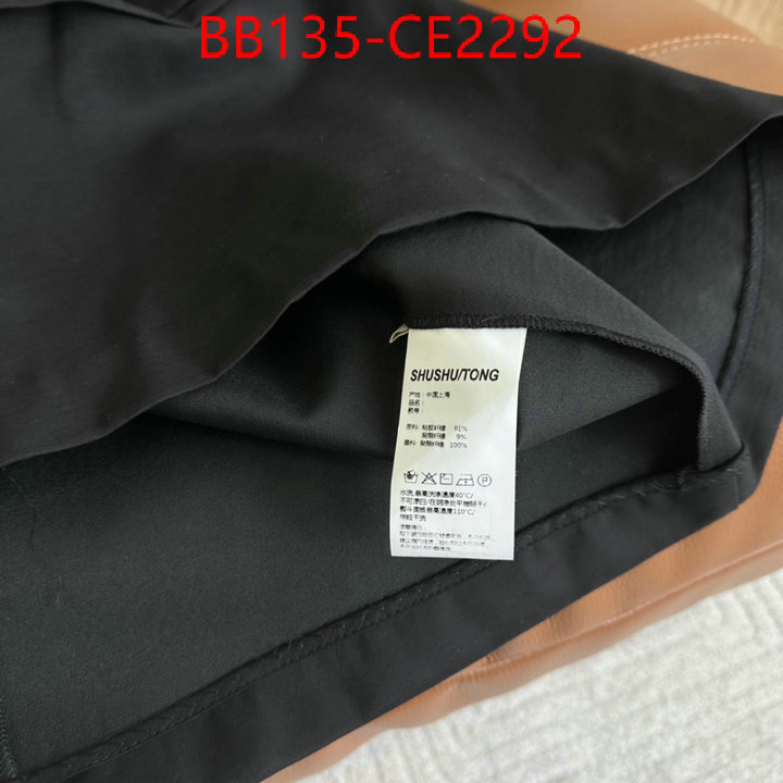 Clothing-SHUSHUTONG,top fake designer , ID: CE2292,$: 135USD