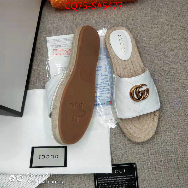 Women Shoes-Gucci,fake designer , ID: SA5477,$: 75USD