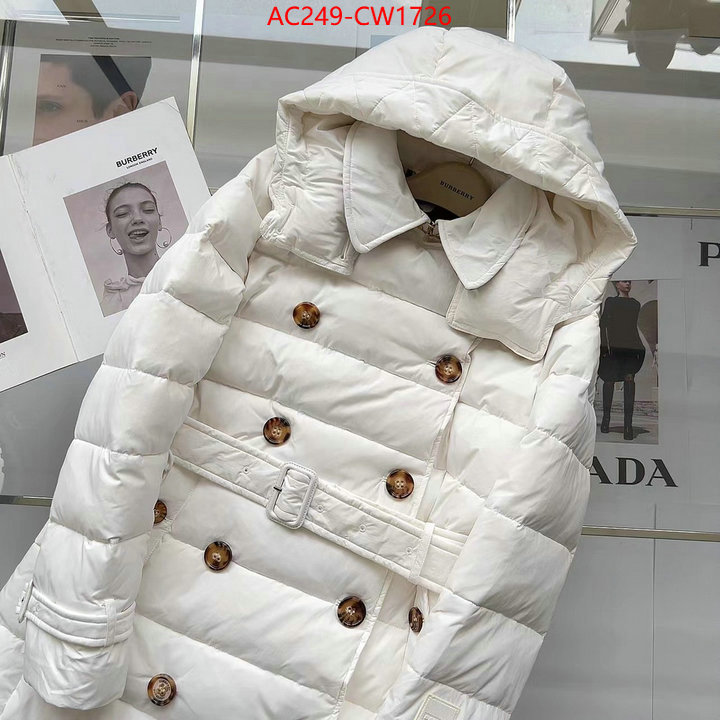 Down jacket Women-Burberry,mirror copy luxury , ID: CW1726,$: 249USD