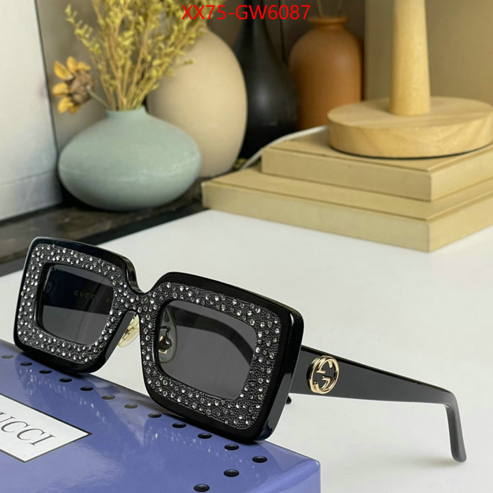 Glasses-Gucci,designer 7 star replica , ID: GW6087,$: 75USD