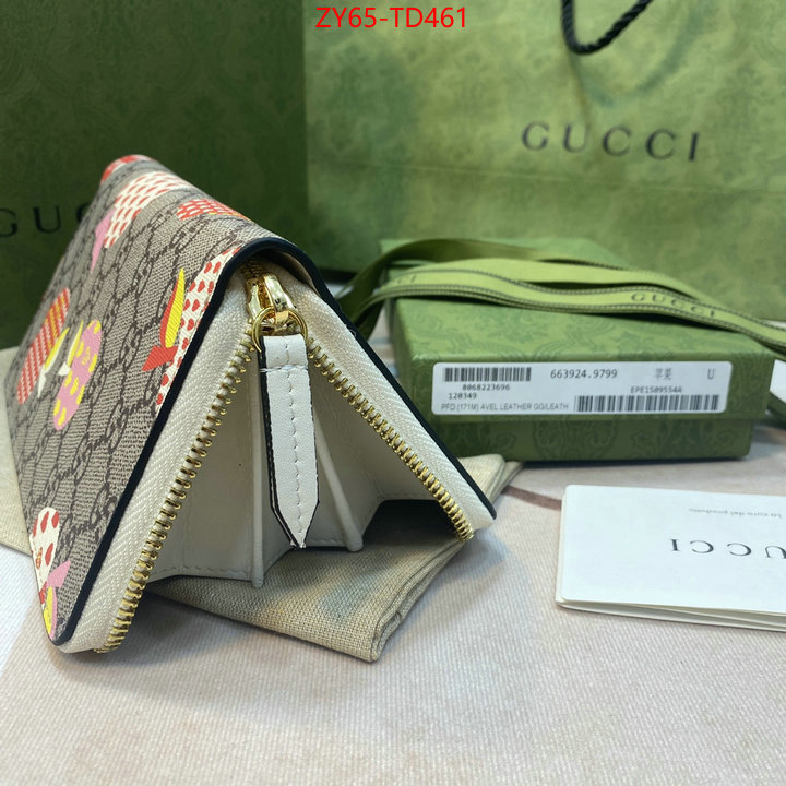 Gucci Bags(4A)-Wallet-,ID: TD461,$: 65USD