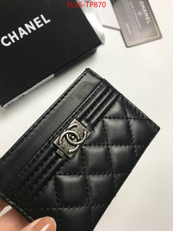 Chanel Bags(4A)-Wallet-,ID: TP870,$: 35USD