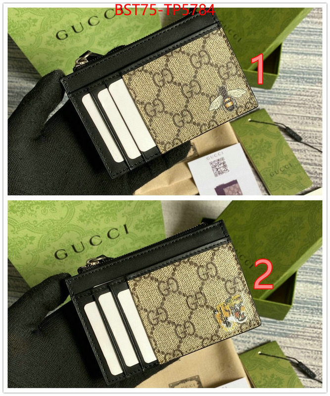 Gucci Bags(TOP)-Wallet-,ID: TP5784,$: 75USD