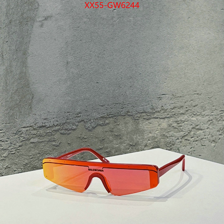 Glasses-Balenciaga,only sell high-quality , ID: GW6244,$: 55USD