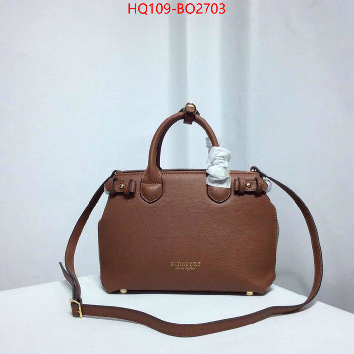 Burberry Bags(4A)-Handbag,replica shop ,ID: BO2703,$: 109USD