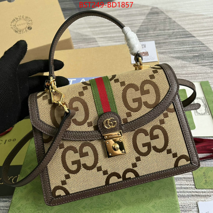 Gucci Bags(TOP)-Handbag-,replica 1:1 high quality ,ID: BD1857,$: 249USD