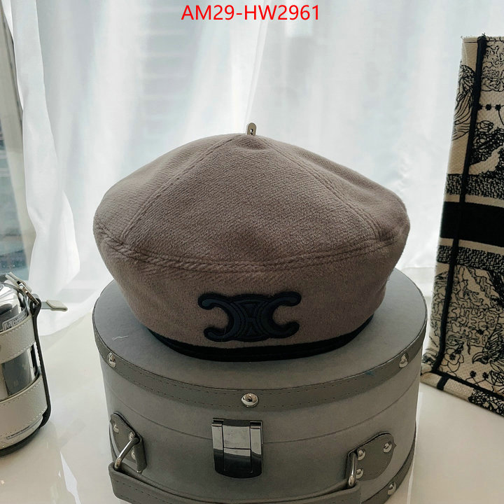 Cap (Hat)-Celine,2023 perfect replica designer , ID: HW2961,$: 29USD