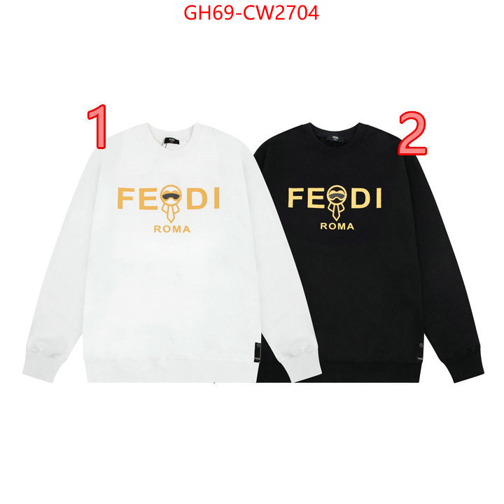 Clothing-Fendi,designer wholesale replica , ID: CW2704,$: 69USD
