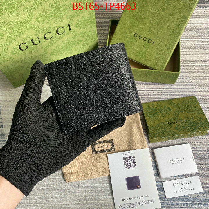 Gucci Bags(TOP)-Wallet-,ID: TP4663,$: 65USD