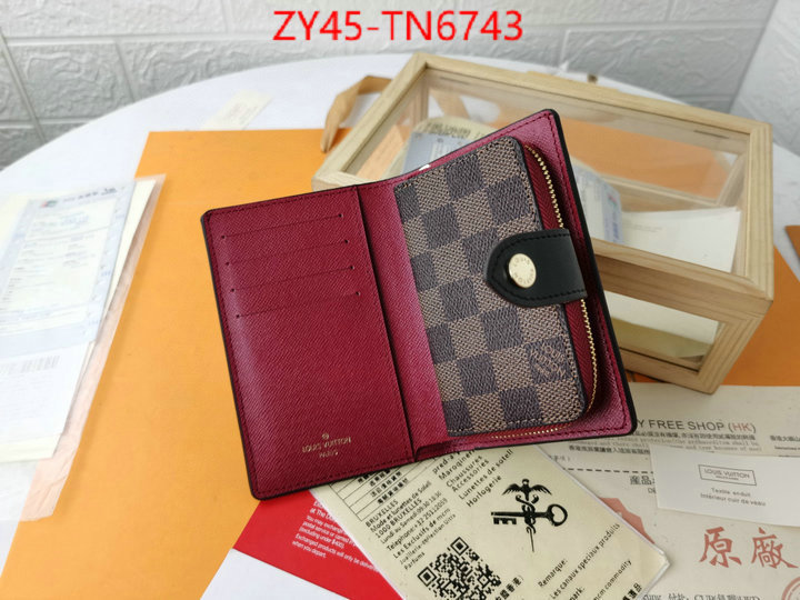 LV Bags(4A)-Wallet,ID: TN6743,$: 45USD