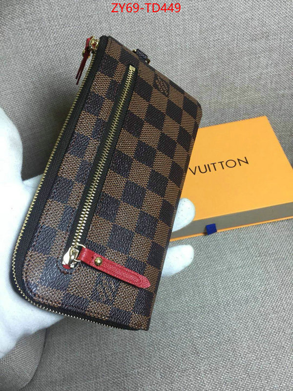 LV Bags(4A)-Wallet,ID: TD449,$: 69USD