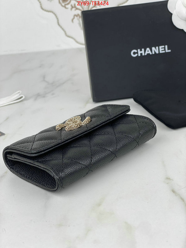 Chanel Bags(4A)-Wallet-,ID: TE3424,$: 69USD