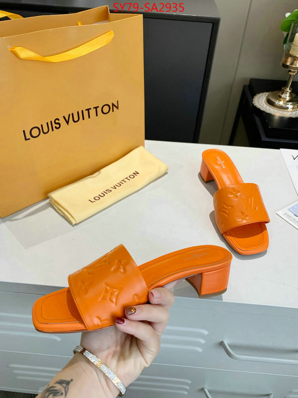 Women Shoes-LV,2023 aaaaa replica customize , ID:SA2935,$: 79USD