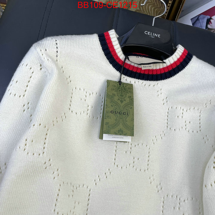 Clothing-Gucci,1:1 clone , ID: CE1215,$: 109USD
