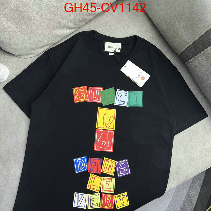 Clothing-Gucci,best replica 1:1 , ID: CV1142,$: 45USD