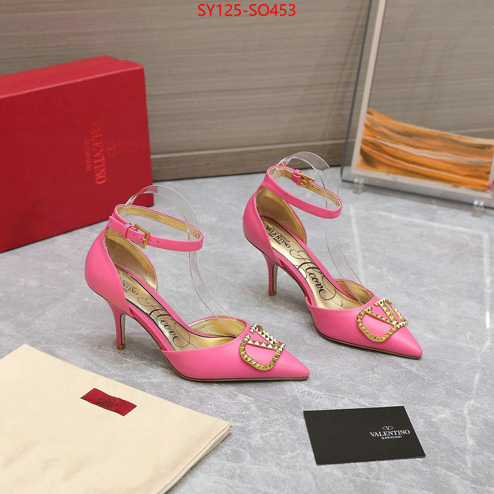 Women Shoes-Valentino,aaaaa+ class replica , ID: SO453,$: 125USD