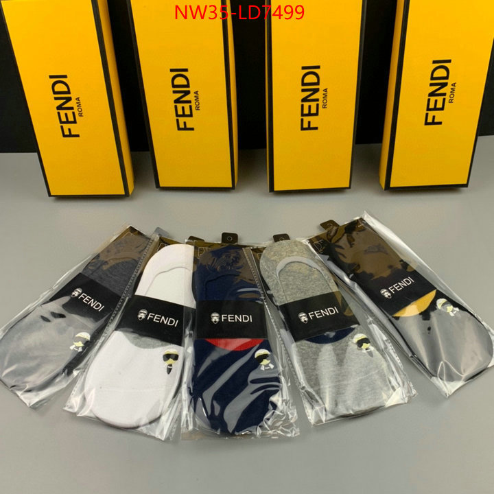 Sock-Fendi,cheap replica , ID: LD7499,$: 35USD