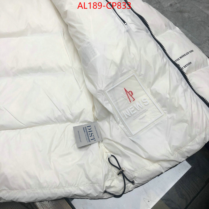 Down jacket Men-Moncler,same as original , ID: CP833,$:189USD