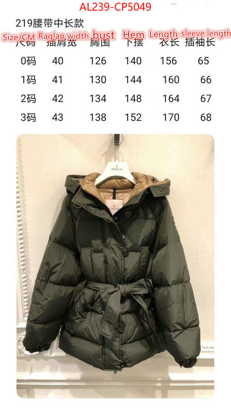 Down jacket Women-Moncler,replicas buy special , ID: CP5049,$: 239USD