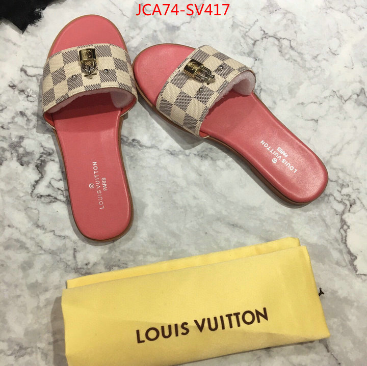 Women Shoes-LV,what 1:1 replica , ID: SV417,$:74USD