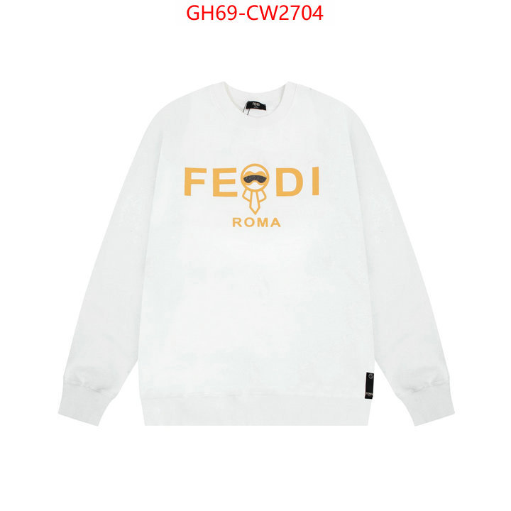 Clothing-Fendi,designer wholesale replica , ID: CW2704,$: 69USD