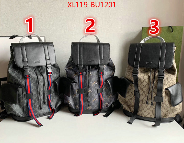 Gucci Bags(4A)-Backpack-,knockoff highest quality ,ID: BU1201,$: 119USD